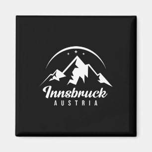 Innsbruck Oostenrijk Skigebied Snowboarden S Magneet