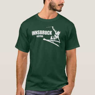 Innsbruck Oostenrijk Skiloper T-shirt
