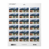 Innsbruck Oostenrijk stad in Tirol Etiket (Full Sheet)