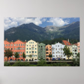 Innsbruck Oostenrijk stad in Tirol Poster (Voorkant)