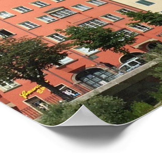 Innsbruck Oostenrijk stad in Tirol Poster (Hoek)