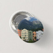 Innsbruck Oostenrijk stad in Tirol Ronde Button 3,2 Cm (Voorkant /achterkant)