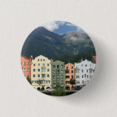 Innsbruck Oostenrijk stad in Tirol Ronde Button 3,2 Cm (Voorkant)