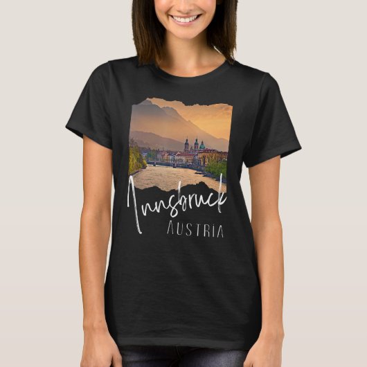 Innsbruck Oostenrijk T-shirt (Voorkant)