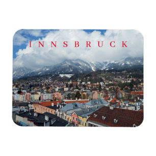Innsbruck panoramisch uitzicht magneet