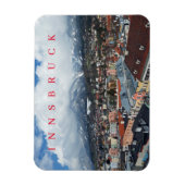 Innsbruck panoramisch uitzicht magneet (Verticaal)