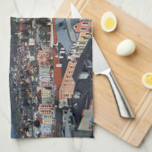 Innsbruck panoramische uitzichten theedoek (Quarter Fold)