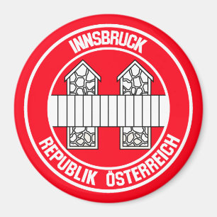 Innsbruck Round Emblem Magneet