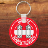 Innsbruck Round Emblem Sleutelhanger (Voorkant)