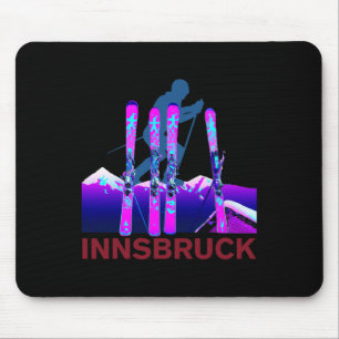 Innsbruck Skien En Snowboarden Retro 90er Innsbr Muismat