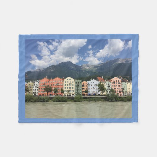 Innsbruck, stad in de Alpen Fleece Deken (Voorkant (Horizontaal))