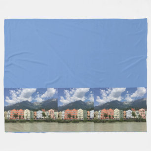 Innsbruck, stad in de Alpen Fleece Deken