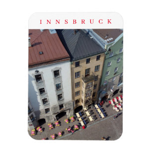 Innsbruck stadscentrum uitzicht van City Tower mag Magneet