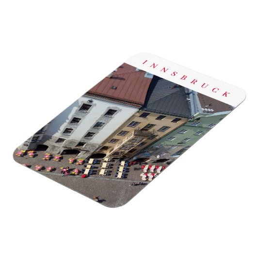 Innsbruck stadscentrum uitzicht van City Tower mag Magneet (Linkerzijde)