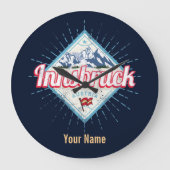 Innsbruck Tyrol Austria Retro Alps  Grote Klok (Voorkant)