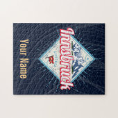 Innsbruck Tyrol Austria Retro Alps Legpuzzel (Horizontaal)