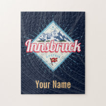Innsbruck Tyrol Austria Retro Alps 
