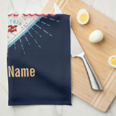 Innsbruck Tyrol Austria Retro Alps  Theedoek (Quarter Fold)