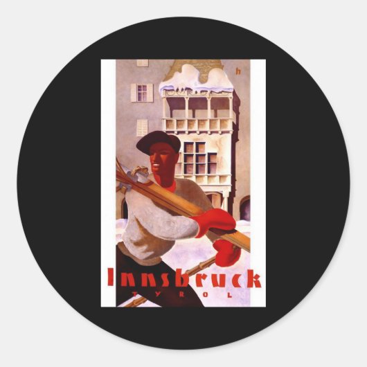 Innsbruck Tyrol Austria Ronde Sticker (Voorkant)