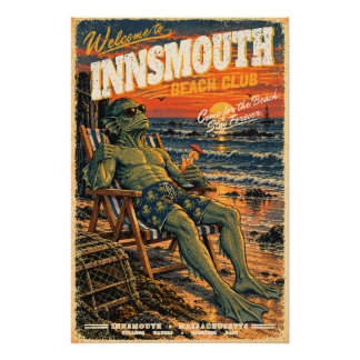 Innsmouth Beach Club – Kom voor het Strand Perfect Poster