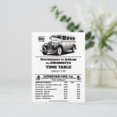 Innsmouth Bus Schedule Joe Sargent Briefkaart (Staand voorkant)