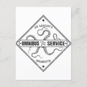 Innsmouth Bus Service Joe Sargent Briefkaart