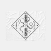 Innsmouth Bus Service Joe Sargent Fleece Deken (Voorkant (Horizontaal))