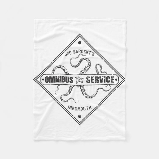 Innsmouth Bus Service Joe Sargent Fleece Deken (Voorkant)