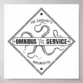 Innsmouth Bus Service Joe Sargent Poster (Voorkant)