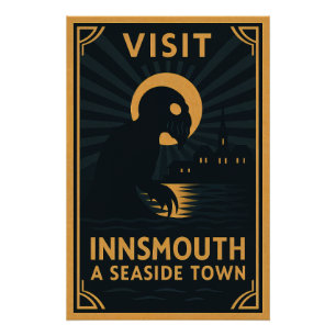 Innsmouth by Moonlight - Een Art Deco-reis naar de Perfect Poster