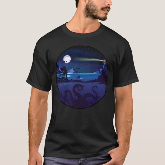 Innsmouth Devil Reef Deep Ones Lovecraft T-shirt (Voorkant)