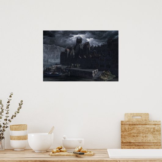 Innsmouth Harbour Poster (Keuken)