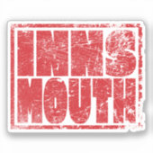 Innsmouth Lettering Lovecraft Sticker (Voorkant)