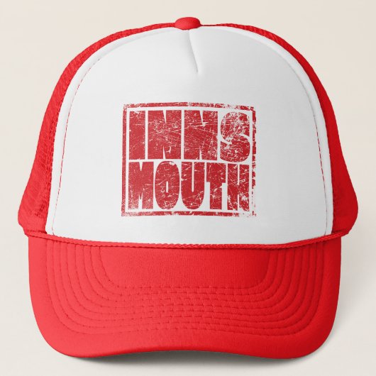 Innsmouth Lettering Lovecraft Trucker Pet (Voorkant)
