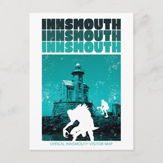 Innsmouth Reizen Poster Briefkaart (Voorkant)