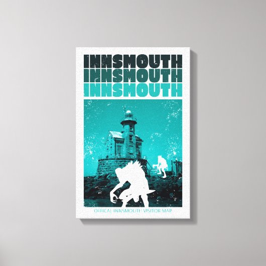 Innsmouth Reizen Poster Canvas Afdruk (Voorkant)