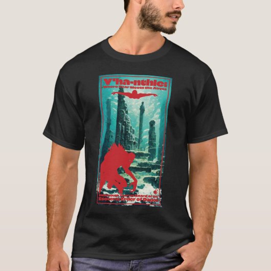 Innsmouth Reizen Poster T-shirt (Voorkant)