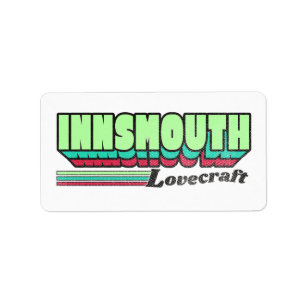 Innsmouth Retro Label Lovecraft