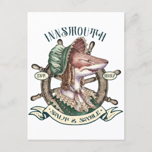 Innsmouth Salt & Sable - Shark Lady Feestdagenkaart