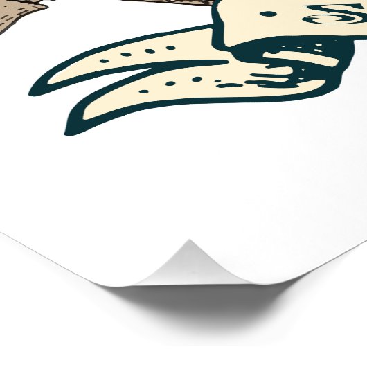 Innsmouth Salt & Sable - Shark Lady Perfect Poster (Hoek)