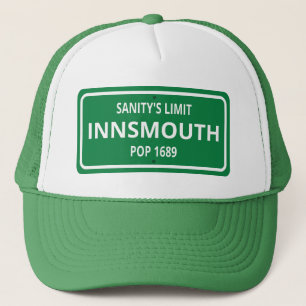 Innsmouth Street Sign Lovecraft Trucker Pet