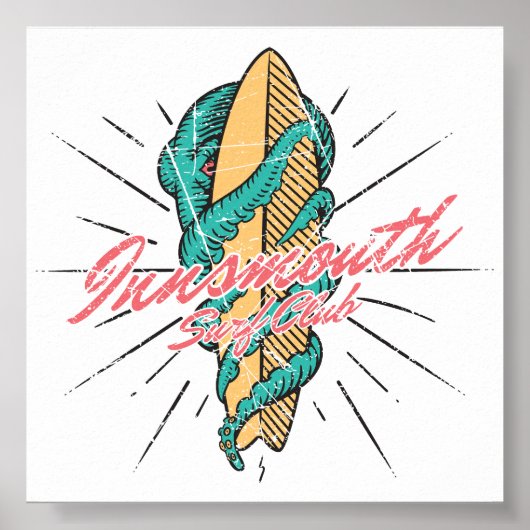 Innsmouth Surf Club Poster (Voorkant)