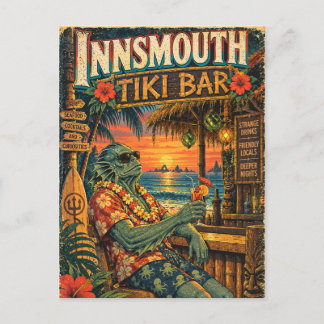 Innsmouth Tiki Bar – Vreemde Dranken Briefkaart