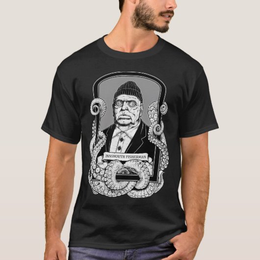 Innsmouth Visser Badge T-shirt (Voorkant)