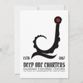 Innsmouth Vist Tours Cthulhu Lovecraft Kaart (Voorkant)