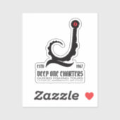 Innsmouth Vist Tours Cthulhu Lovecraft Sticker (Vel)