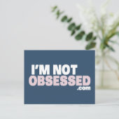 INO .com Pink/White Briefkaart (Staand voorkant)