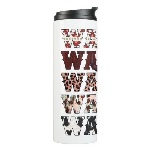 Inofficiële Wallen Merch Thermosbeker (Gedraaid links)