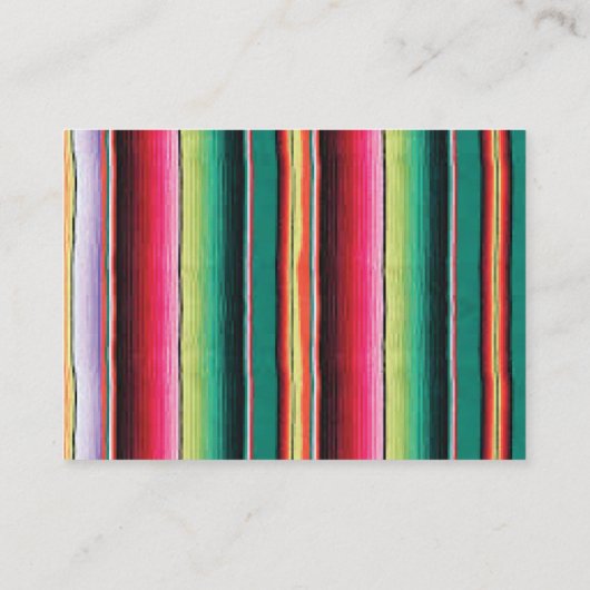 Inontvangstneming Nuestra Boda Visitekaartje (Achterkant)