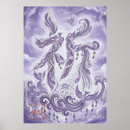 Inori: Elegant Calligraphy Art260010022 Poster